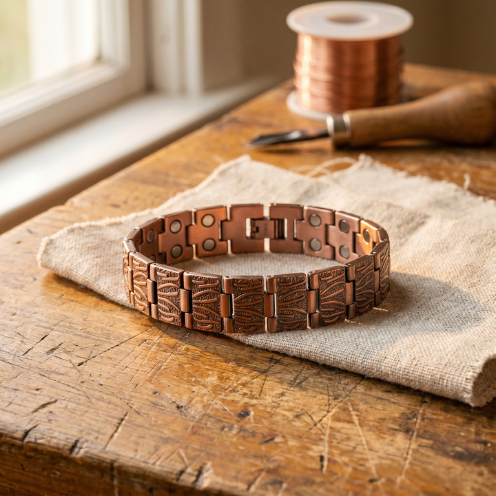 Bracelet Masculin en Cuivre Grit