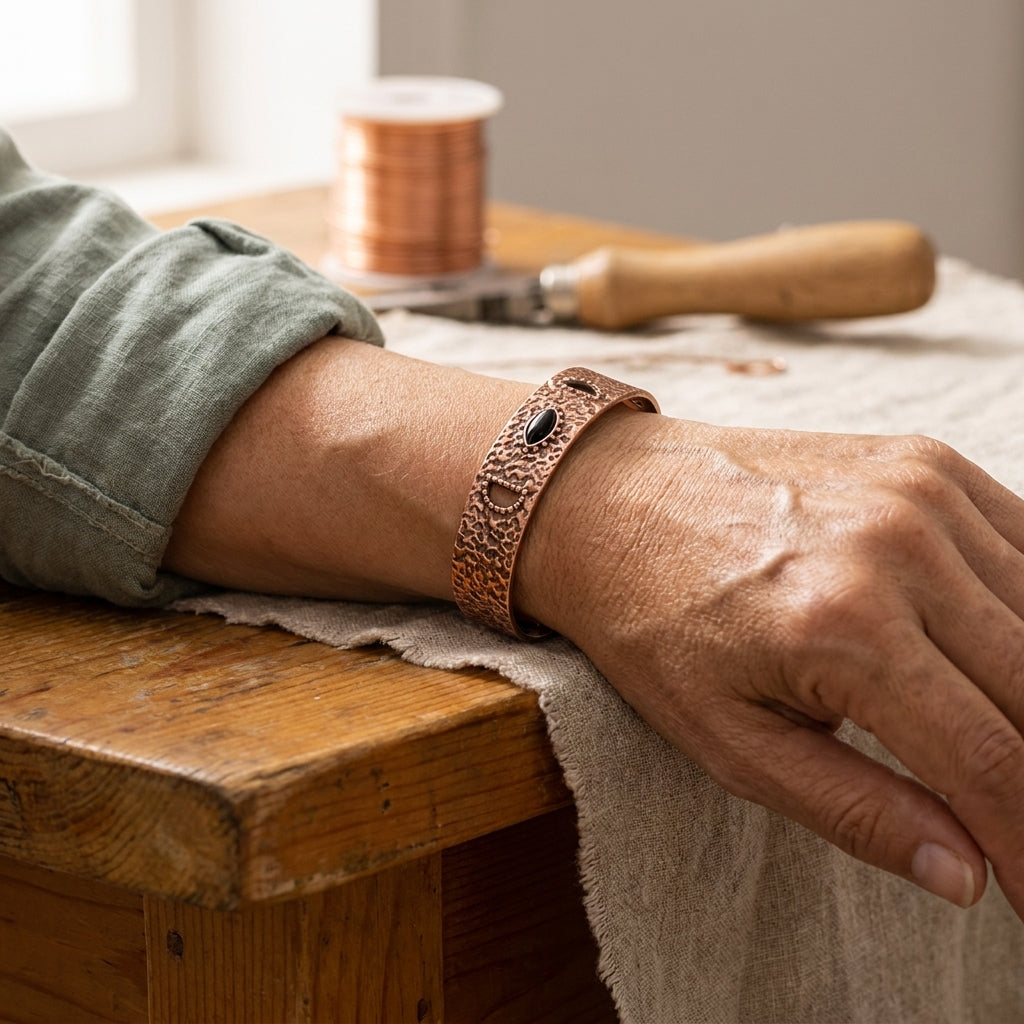 Bracelet en Cuivre Nebuleux
