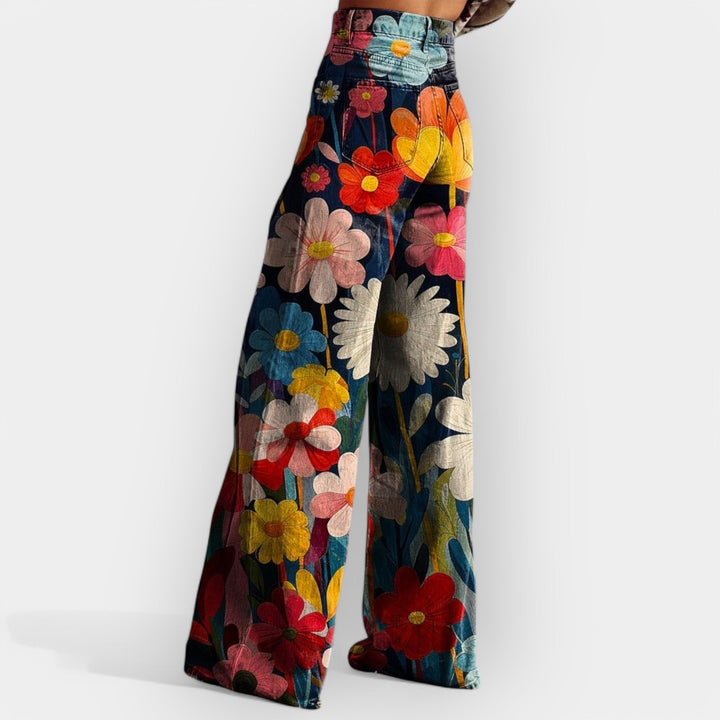Lana - Pantalons floraux
