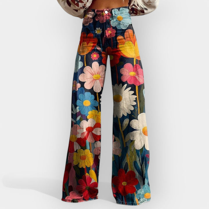 Lana - Pantalons floraux