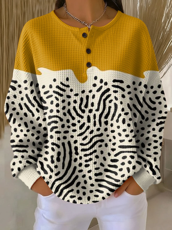 Odile - Blouse Pois Gaufrée