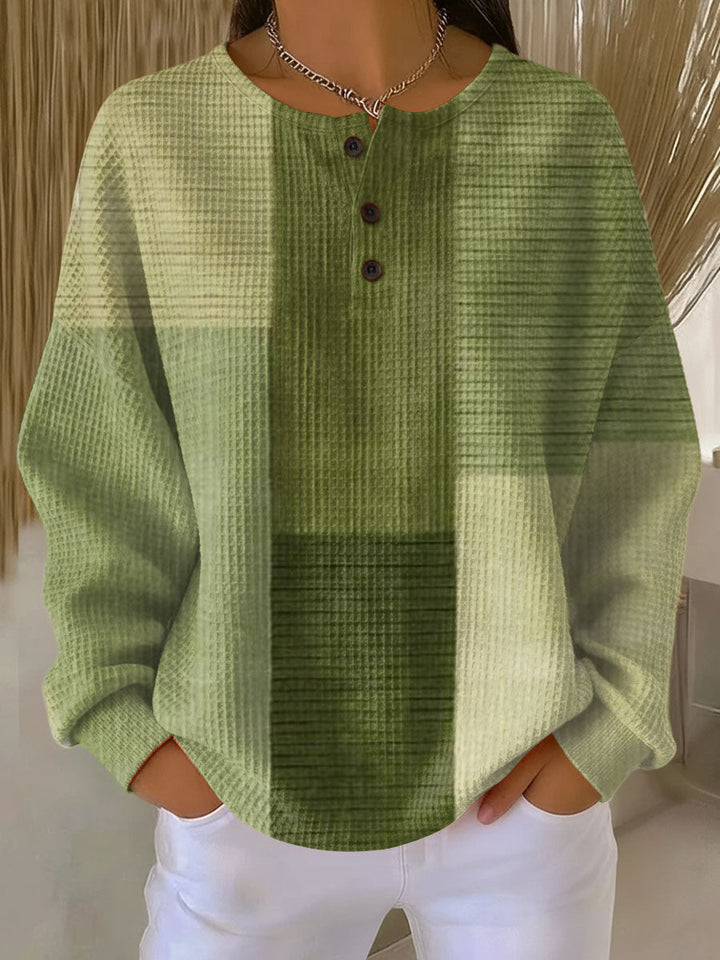 Nadine - Blouse Carreaux Gaufrée