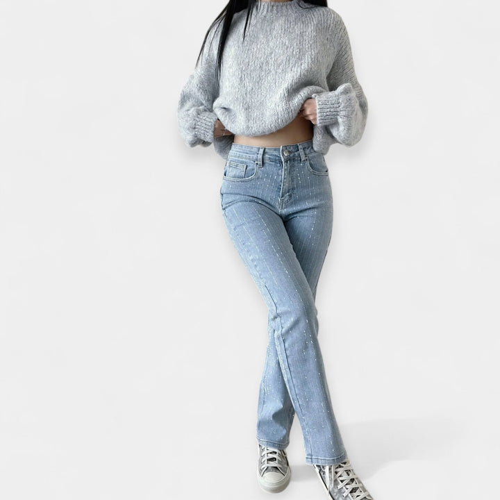 Nikolina - Pantalons en denim fascinants