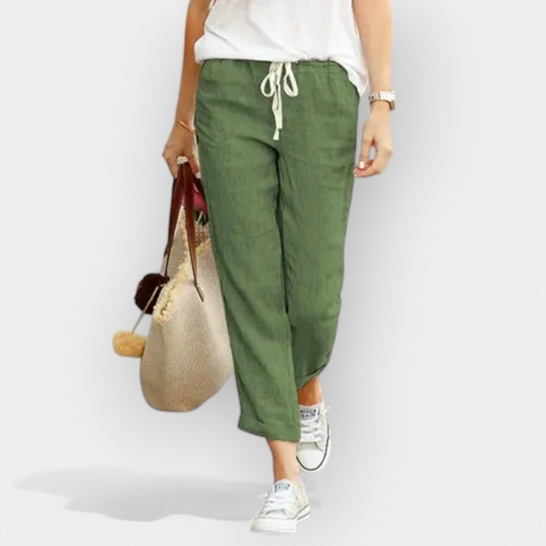 Celina - Pantalons en coton
