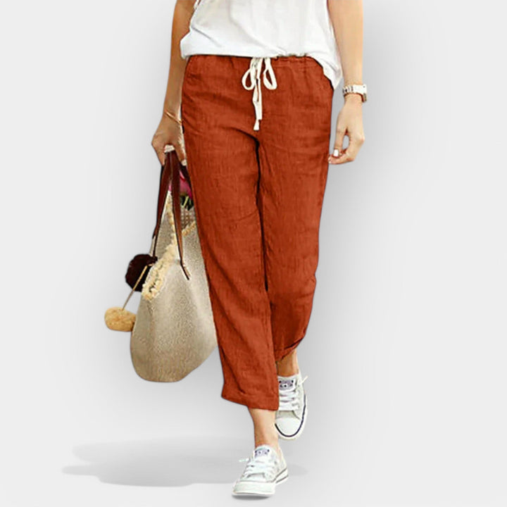 Celina - Pantalons en coton
