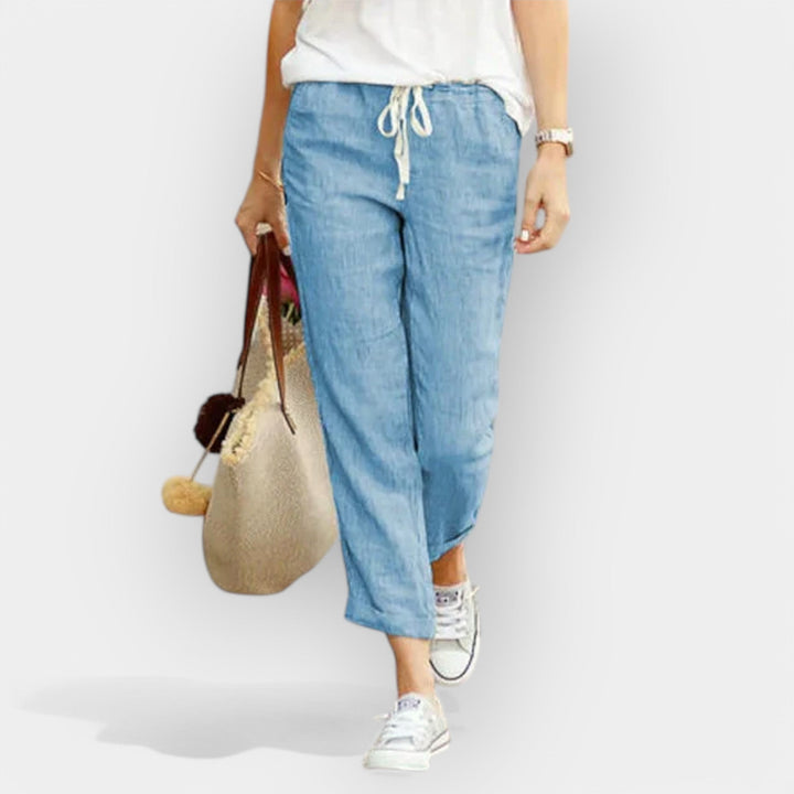Celina - Pantalons en coton