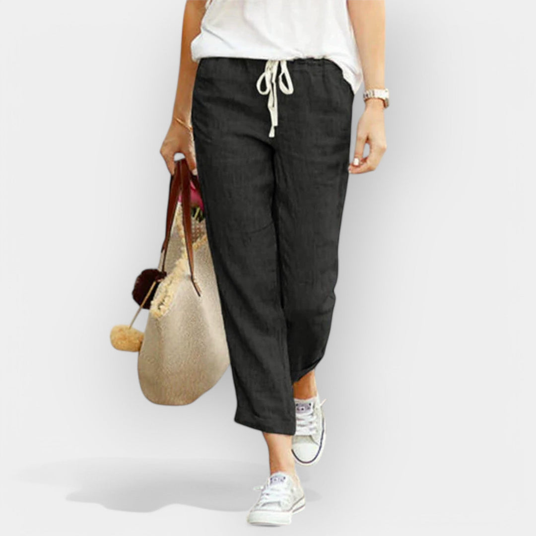 Celina - Pantalons en coton
