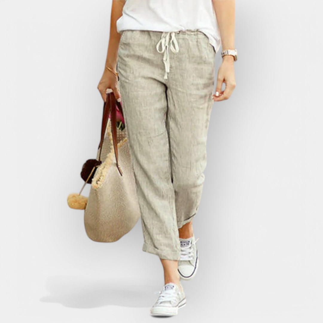 Celina - Pantalons en coton